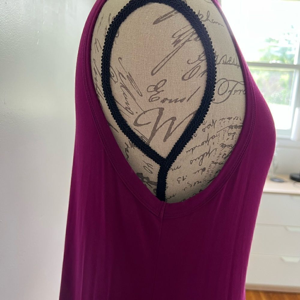 Magenta Swing Dress - Picture 2 of 5